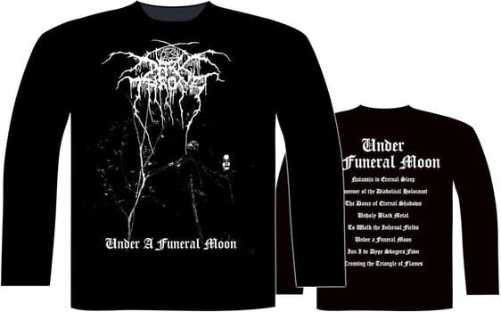 T-Shirt Darkthrone Under A Funeral Moon / Album Black L T-Shirt - 2