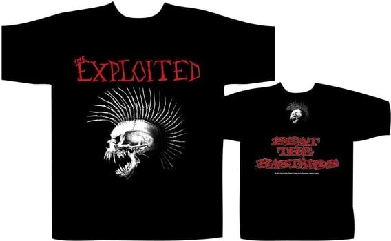 Tricou The Exploited Beat The Bastards Black 2XL Tricou - 2