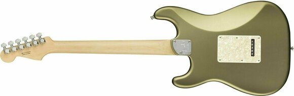 Electric guitar Fender American Elite Stratocaster HSS ShawBucker Maple Satin Jade Pearl Metallic - 2