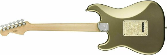 Elektrisk guitar Fender American Elite Stratocaster HSS ShawBucker Ebony Satin Jade Pearl Metallic - 2