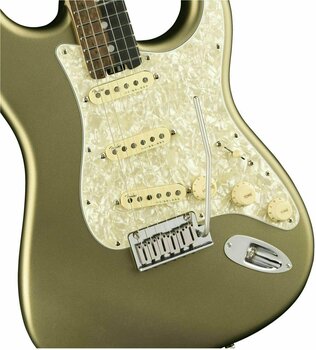 Elektrische gitaar Fender American Elite Stratocaster Ebony Satin Jade Pearl Metallic - 3