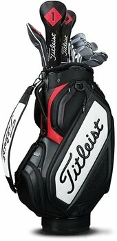 Golfbag Titleist Midsize Staff Black/White/Red Golfbag - 5