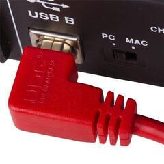 Kabel USB UDG NUDG807 Czerwony/Prosty - Kątowy - 1