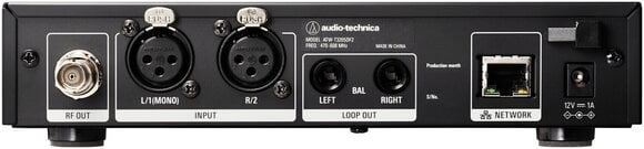 Drahtloses In-Ear-Monitoring Audio-Technica ATW-3255DF2EU Drahtloses In-Ear-Monitoring DF2: 470.125 - 607.875 MHz - 3
