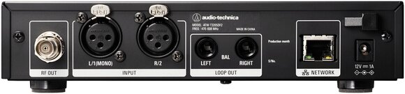 Drahtloses In-Ear-Monitoring Audio-Technica ATW-3255EG2EU Drahtloses In-Ear-Monitoring EG2: 580.000 - 713.850 MHz - 3
