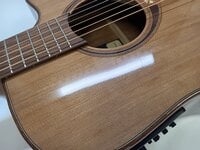 LAG Tramontane 118 T118DCE Natural Dreadnought elektro-akoestische gitaar