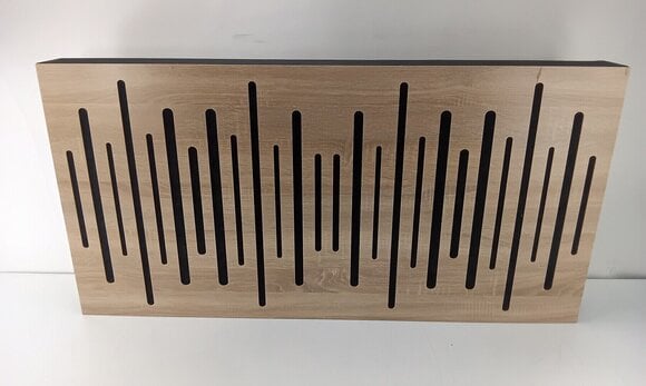 Panel de madera absorbente Mega Acoustic FiberPRO120 Spectrum Sonoma Oak/Black Panel de madera absorbente (Dañado) - 2