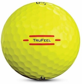 Golf Balls Titleist TruFeel 3+1 Gratis Yellow - 3