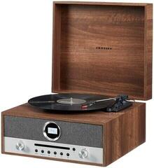Retro okretnica Crosley Nash Entertainment Center Walnut Retro okretnica - 6