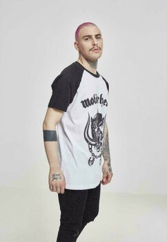 T-shirt Motörhead Everything Louder Raglan White-Black S T-shirt - 2