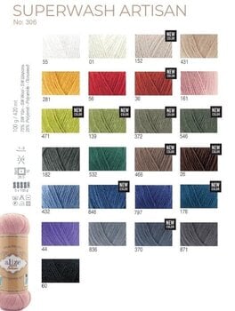 Hilo de tejer Alize Superwash Artisan 7941 Hilo de tejer - 3