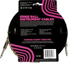 Instrument Cable Ernie Ball Braided Good Vibrations 3 m Straight - Straight Instrument Cable - 1