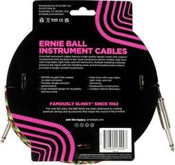 Инструментални кабл Ernie Ball Braided Good Vibrations 5,5 m Ravni - Ravni Инструментални кабл - 1