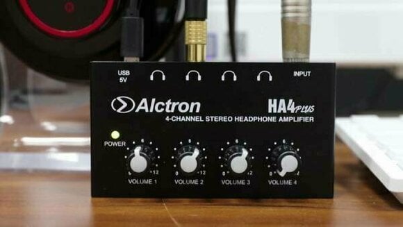 Slúchadlový zosilňovač Alctron HA4 Plus Slúchadlový zosilňovač - 6