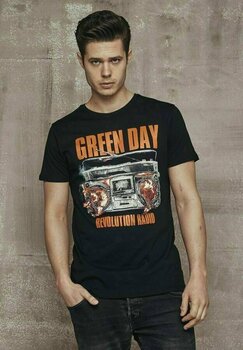 Πουκάμισο Green Day Πουκάμισο Radio Άνδρες Μαύρο L - 3