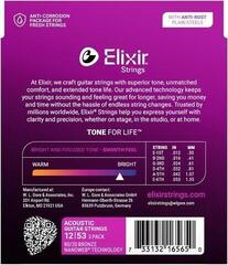 Guitar strings Elixir Nanoweb 12-53 3-Pack Guitar strings - 2