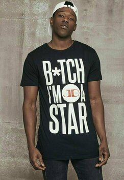 T-shirt Jason Derulo T-shirt B*tch I'm A Star Homme Black S - 3