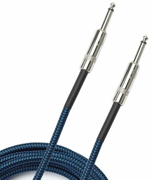 Câble pour instrument D'Addario PW-BG-10 Bleu 3 m Droit - Droit - 2