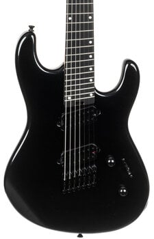 Multi-scale elektrische gitaar PSD Guitars SPS-1007M-F Dark Night Black Multi-scale elektrische gitaar - 5