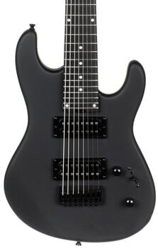 8-string electric guitar PSD Guitars SPS-1008M-MB Matte Black 8-string electric guitar - 5