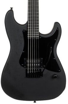 Electric guitar PSD Guitars SPS-100B Open Pore Black Electric guitar - 5