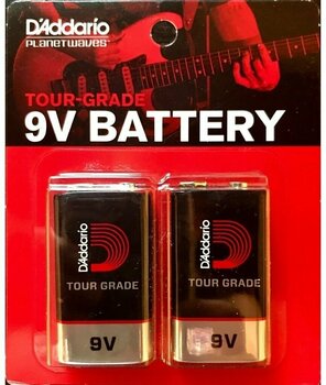 9V батерия D'Addario 9V батерия PW-9V-02 - 2