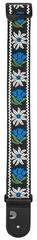 Curea de chitară D'Addario 50PCLV01 Curea de chitară Black & Blue - 1