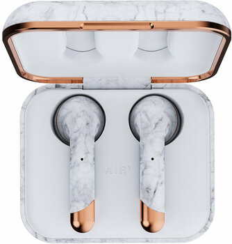 Intra-auriculares true wireless Happy Plugs Air 1 White Marble - 4