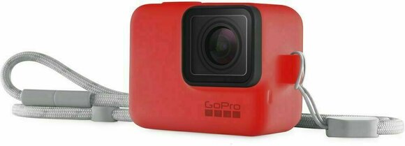 Accessoires GoPro GoPro Sleeve + Lanyard Silicone Red - 4