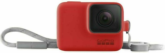 Příslušenství GoPro GoPro Sleeve + Lanyard Silicone Red - 5