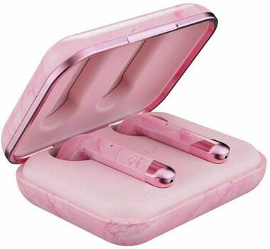 Intra-auriculares true wireless Happy Plugs Air 1 Pink Marble - 3