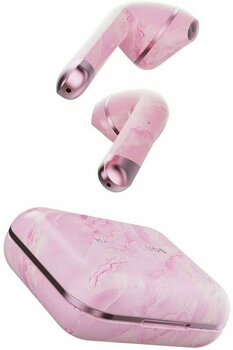 Intra-auriculares true wireless Happy Plugs Air 1 Pink Marble - 5