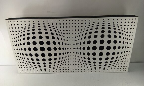 Sugerianti medienos plokštė Mega Acoustic FiberPRO120 AcouSphere White/Black Sugerianti medienos plokštė (Kaip naujas) - 2