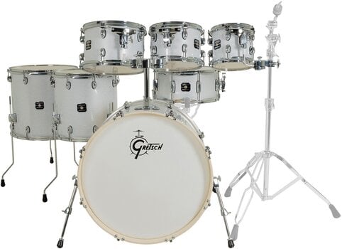 Conjunto de batería acústica Gretsch Drums Energy 7 Piece White Pearl Conjunto de batería acústica - 2
