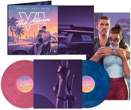 Disco de vinilo Various Artists - Grand Theft Auto VI: The Album (O.S.T.) (Gatefold) (Indie Exclusive) (Pink Marbled & Blue Marbled Coloured) (140 g) (2 LP) - 2