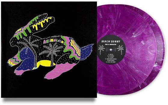 Vinilinė plokštelė Beach Bunny - Early Days: Animalism, Pool Party, Crybaby (Silver Grape Marble Coloured) (2 LP) - 2