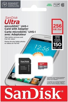 Memorijska kartica SanDisk Ultra 150 MB/s Mobile Micro SDXC 256 GB Memorijska kartica - 3