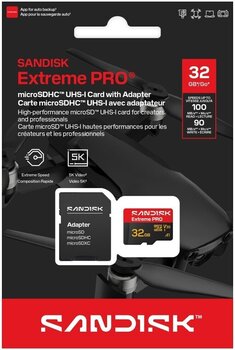 Memorijska kartica SanDisk Extreme PRO 100 MB/s + SD Micro SDHC 32 GB Memorijska kartica - 5