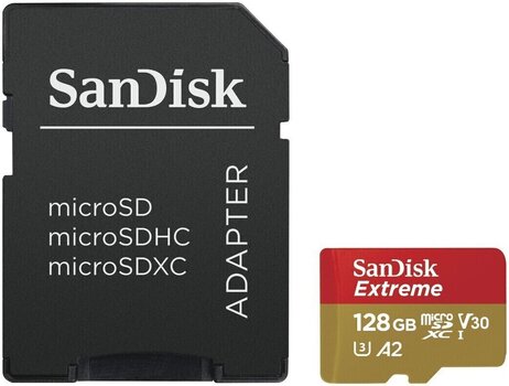 Speicherkarte SanDisk Extreme 190 MB/s + SD Micro SDXC 128 GB Speicherkarte - 3