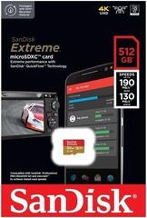 Carte mémoire SanDisk Extreme 190 MB/s Micro SDXC 512 GB Carte mémoire - 1