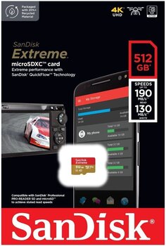 Speicherkarte SanDisk Extreme 190 MB/s Micro SDXC 512 GB Speicherkarte - 2