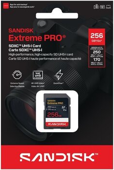 Minnekort SanDisk Extreme PRO 250 MB/s SDXC 256 GB Minnekort - 3