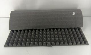 Panel de espuma absorbente Mega Acoustic PA-PMP5 100x100x5 Dark Gray Panel de espuma absorbente (Dañado) - 1