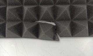 Panel de espuma absorbente Mega Acoustic PA-PMP5 100x100x5 Dark Gray Panel de espuma absorbente (Dañado) - 2