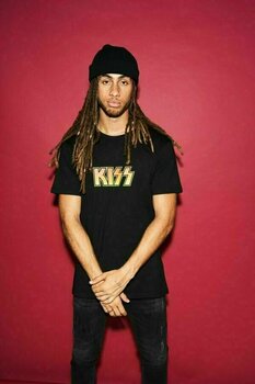 T-shirt Kiss Logo Black M T-shirt - 3
