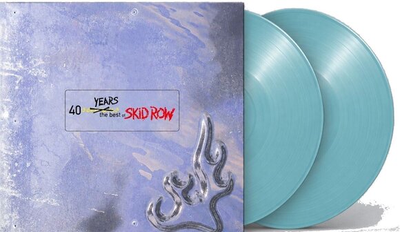 Vinyl Record Skid Row - 40 Years: The Best of Skid Row (2026 Remaster) (Translucent Blue Coloured) (2 LP) - 2