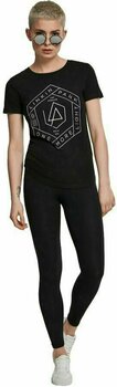 T-Shirt Linkin Park T-Shirt OML Fit Damen Black/Olive XS - 4