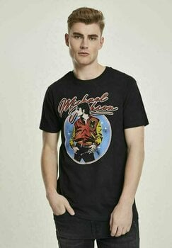 T-shirt Michael Jackson Circle Black 2XL T-shirt - 2