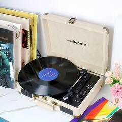 Portable turntable
 Latone RetroCase Creamy White Portable turntable - 4