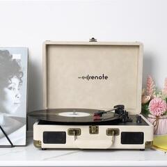 Portable turntable
 Latone RetroCase Creamy White Portable turntable - 6